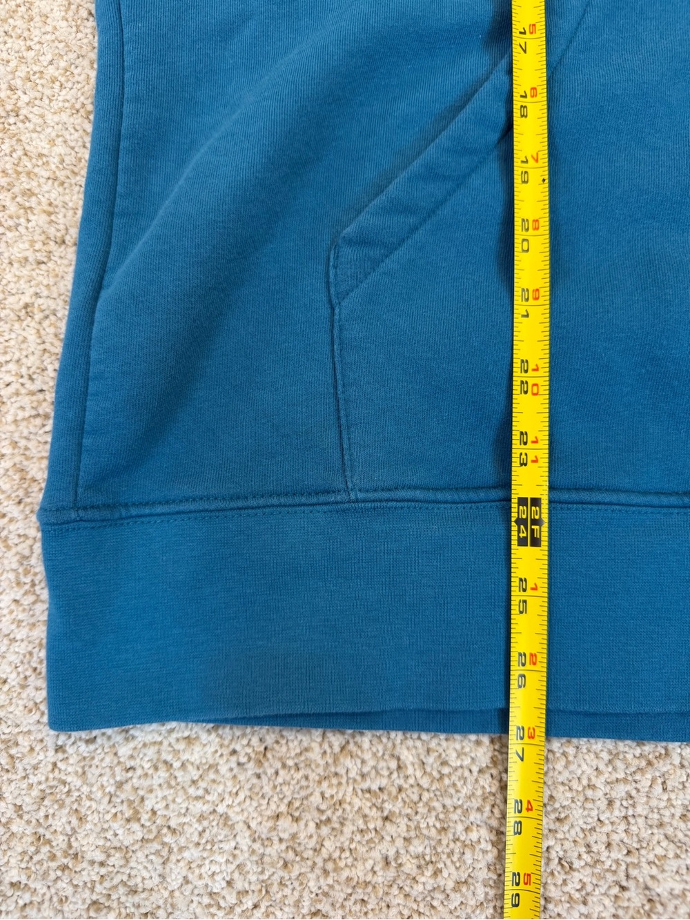 Cabelas Hoodie Mens XL Blue Logo Cotton The Great Outdoors Hunting Sweatshirt - Picture 6 of 6